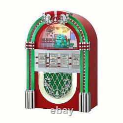 Musical Juke Box Cm. 25 H With 8 Famous Canti Christmas Lights LED And Vol 36862