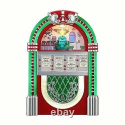 Musical Juke Box Cm. 25 H With 8 Famous Canti Christmas Lights LED And Vol 36862