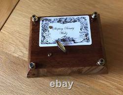 N. J. Dean & Co OOS Wooden Ballerina Musical Ring Box