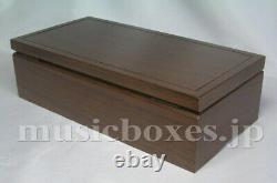 NEW Empty Wood Box for DIY Music Box 72 Note ORPHEUS Sankyo JAPAN Walnut+Spruce
