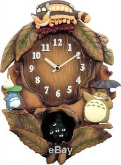 NEW Rhythm Wall Clock Neighbor Totoro Music Box M837N 4MJ837MN06 Fast Shipping