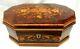 Nos Reuge Marquetry/inlaid Wood/wooden Treasure Chest/jewelry Music Boxmozart