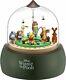 New! Disney Winnie The Pooh Clock Diorama Music Box Japan F/s