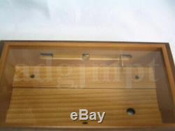 New Empty Wood Box for DIY Music Box 50 Note ORPHEUS Sankyo JAPAN Walnut+Spruce