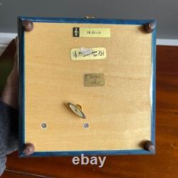 New Star of David Wood Inlay Jewelry & Music Box Plays Hatikvah Made in Italy