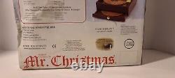 NewMr. Christmas 2004 Holiday Symphonium Wooden Music Box Interchangeable Disks