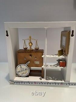 OOAK Open Shadow Box Lawyer Attorney Office Diorama Wall Frame Gift Figurine