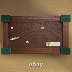 ORPHEUS Music Box SANKYO 50 Note Danube Dance Mahogany Japan Used