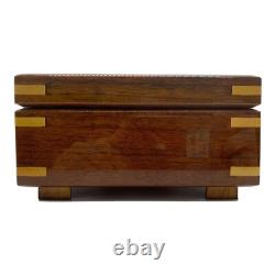 ORPHEUS SANKYO 50 note wood Music Box Habu no Minato / Rain on Jogashima