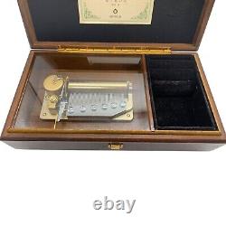 ORPHEUS SANKYO 50 note wood Music Box Habu no Minato / Rain on Jogashima