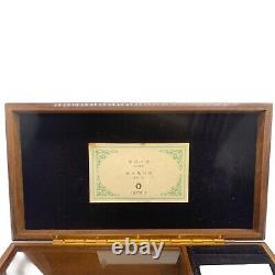 ORPHEUS SANKYO 50 note wood Music Box Habu no Minato / Rain on Jogashima