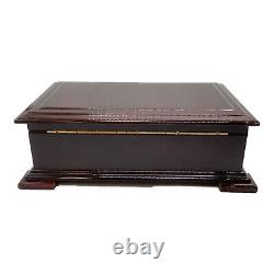 ORPHEUS SANKYO 50 note wood Music Box Hymne à l'amour Hymn to Love / Edelweiss