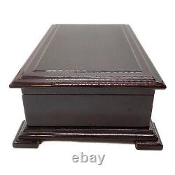 ORPHEUS SANKYO 50 note wood Music Box Hymne à l'amour Hymn to Love / Edelweiss