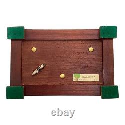 ORPHEUS SANKYO 50 note wood Music Box Hymne à l'amour Hymn to Love / Edelweiss