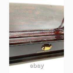 ORPHEUS SANKYO 50 note wood Music Box Hymne à l'amour Hymn to Love / Edelweiss