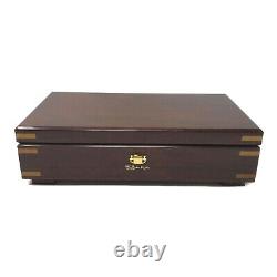 ORPHEUS SANKYO 50 note wood Music Box The Blue Danube Invitation to the dance