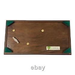 ORPHEUS SANKYO 50 note wood Music Box The Blue Danube Invitation to the dance