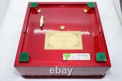 ORPHEUS SANKYO 50 wood Music Box The Blue Danube & Invitation to the Dance