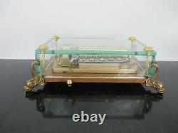 ORPHEUS Sankyo Wood 50 Note 3 LOVE Songs MUSIC Box DOLPHIN Feet