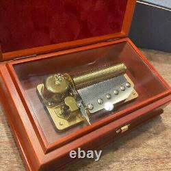 ORPHEUS Wooden Music Box 50-Note Model EX202F Tunes F95 With Box