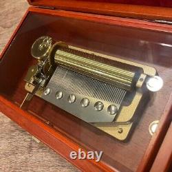 ORPHEUS Wooden Music Box 50-Note Model EX202F Tunes F95 With Box