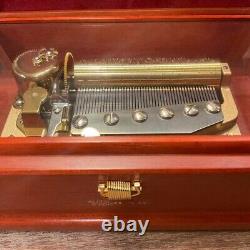 ORPHEUS Wooden Music Box 50-Note Model EX202F Tunes F95 With Box