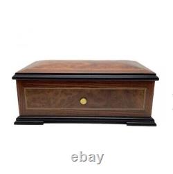 Original Reuge Sainte Croix Wood Music Box Switzerland Mozart