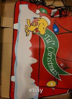 PEANUTS 36 SNOOPY COUNTDOWN TO CHRISTMAS in BOX +24 Charlie Brown Musical Tree