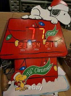 PEANUTS 36 SNOOPY COUNTDOWN TO CHRISTMAS in BOX +24 Charlie Brown Musical Tree