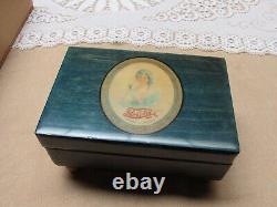 Pepsicola Radio Jingle Music box Reuge Movement Wood Box Pepsi Girl Working+