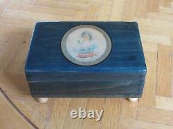 Pepsicola Radio Jingle Music box Reuge Movement Wood Box Pepsi Girl Working+