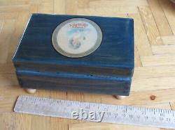 Pepsicola Radio Jingle Music box Reuge Movement Wood Box Pepsi Girl Working+