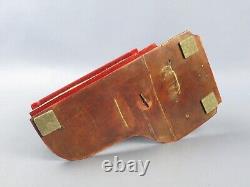 Piano Music Box Wood And Fabric With Dolly Jewelry Vintage Years'60