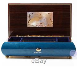 Play Canon in D Major 50 Note Italy Inlaid Wood Sankyo ORPHEUS Music Box