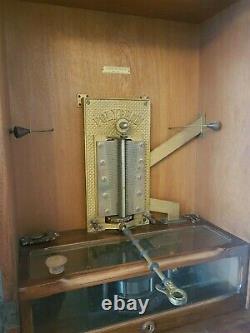 Polyphon Upright Music Box with Discs