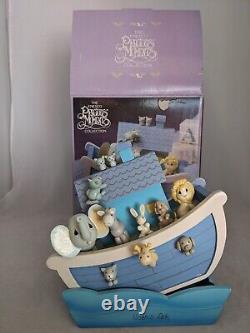 Precious Moments Noah's Ark 1991 ENESCO Wooden Action Music Box Musical 623105