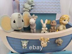 Precious Moments Noah's Ark 1991 ENESCO Wooden Action Music Box Musical 623105