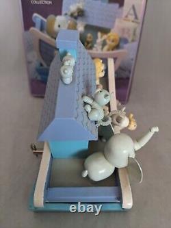 Precious Moments Noah's Ark 1991 ENESCO Wooden Action Music Box Musical 623105