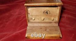 RARE MUSIC BOX by HENRY CAPT GENEVE PLAYS SIX POPULAR AIRS KEY WOUND MOVT