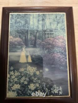 RARE Vintage Glynda Turley Hand In Hand Musical Jewellery Box(Plays Memory Cats)