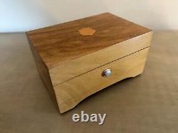 RARE Vintage Thorens AL 336 Swiss Switzerland 3-Song Wood Music Box (A30)