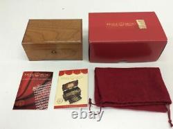 REUGE MUSIC BOX 36 NOTE Walnut BROWN Wood Original Box JAPAN Used
