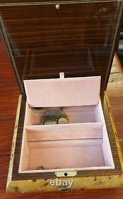 REUGE MUSICAL JEWELRY BOX! SWISS MADE! 18th VARIATION ON PAGANINI! RACHMANINOV