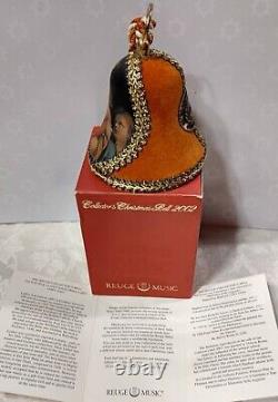 REUGE Music Box CHIRISTMAS BELL Switzerland Sound output confirmed Used F/S