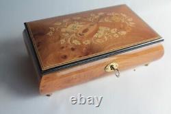 REUGE Tchaikovsky Wood Marquetry Jewelry Music Box (69072)