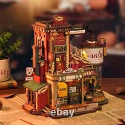 ROKR 3D Wooden Puzzle Music Box Model Kit Christmas Dream Gift Factory Xmas Gift