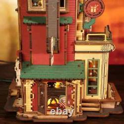 ROKR 3D Wooden Puzzle Music Box Model Kit Christmas Dream Gift Factory Xmas Gift