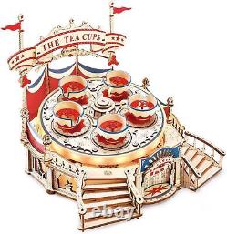 ROKR Amusement Park Series DIY Model Music Box 3D Wooden Puzzle Adult Xmas Gift