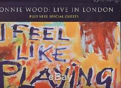 RONNIE WOOD Live in London 3 colored LP BOX Set Limited Edition of 500 RARE ss
