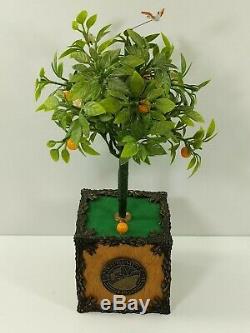 Rare 1985 MBSI Orange Tree Music Box Wood Used From Howard Hughes Spruce Goose